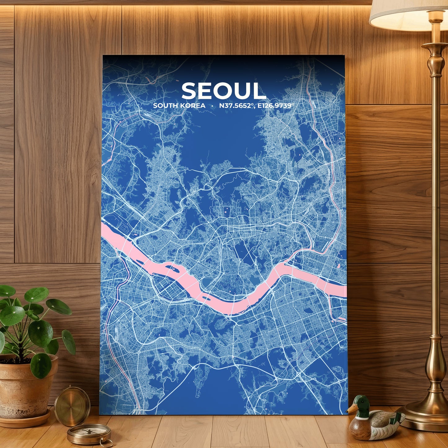 Seoul Candy Map Poster