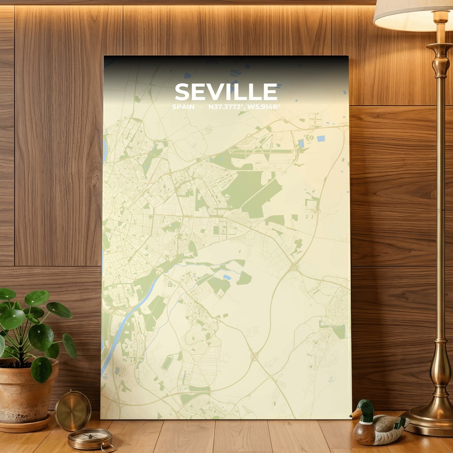 Seville Drift Map Poster