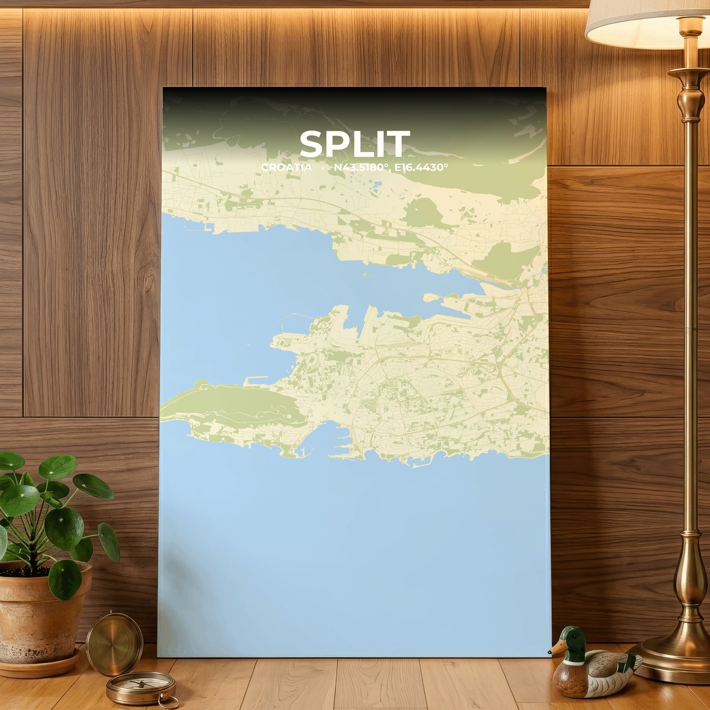 Split Drift Map Poster