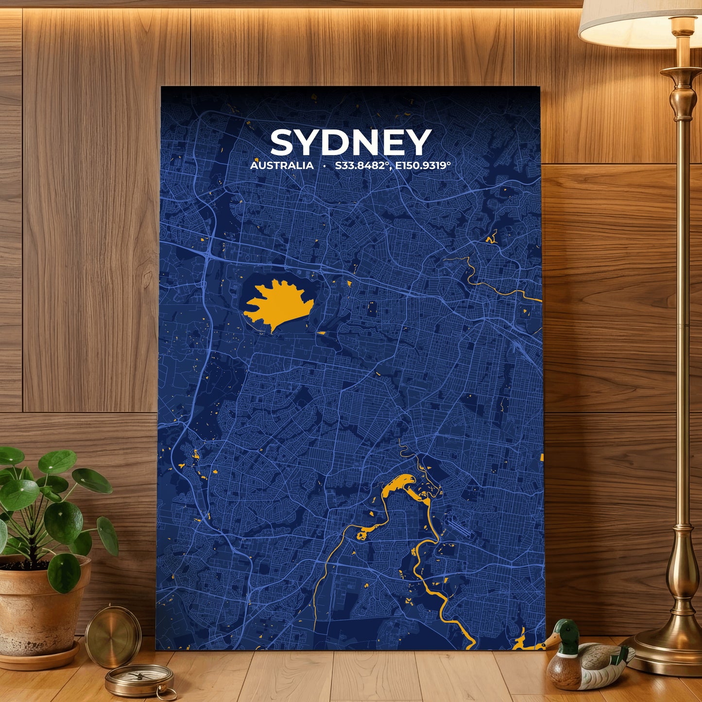 Sydney Ink Map Poster