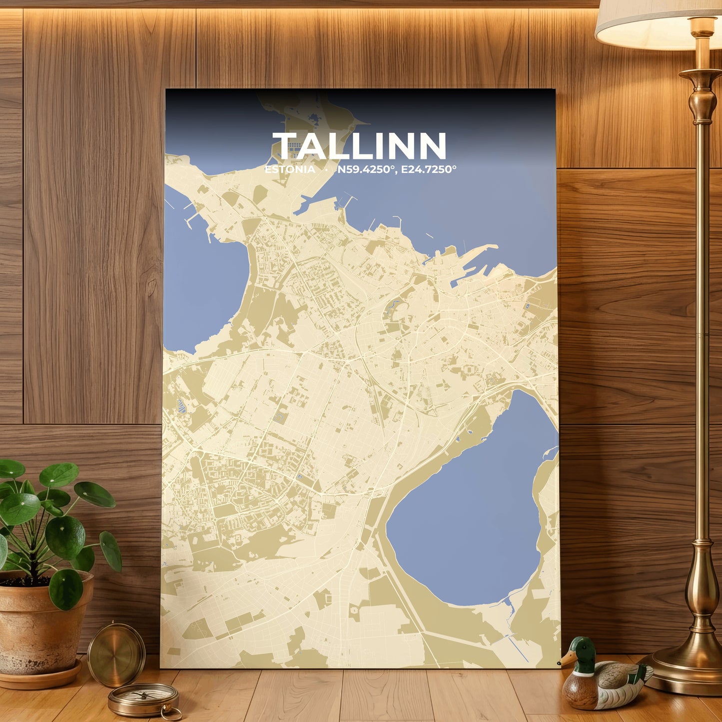 Tallinn Barn Map Poster