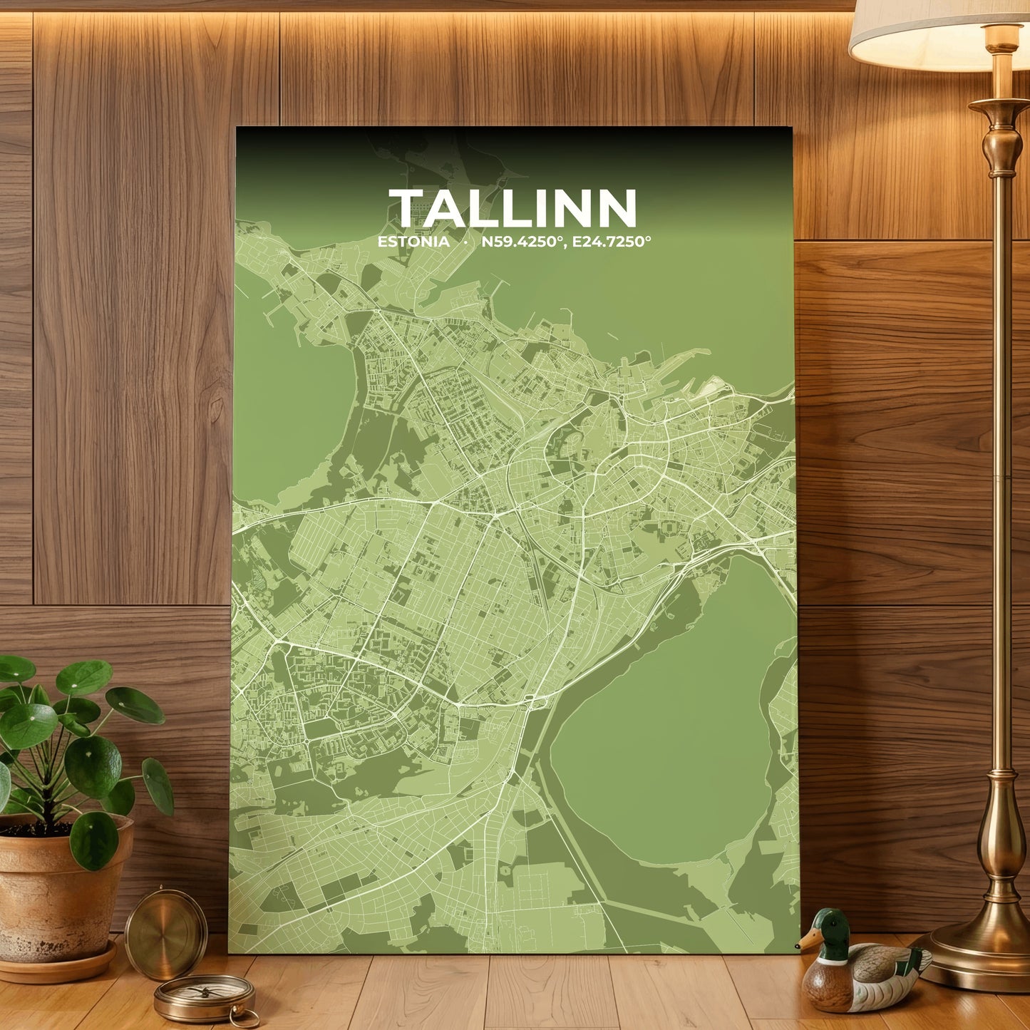 Tallinn Grove Map Poster