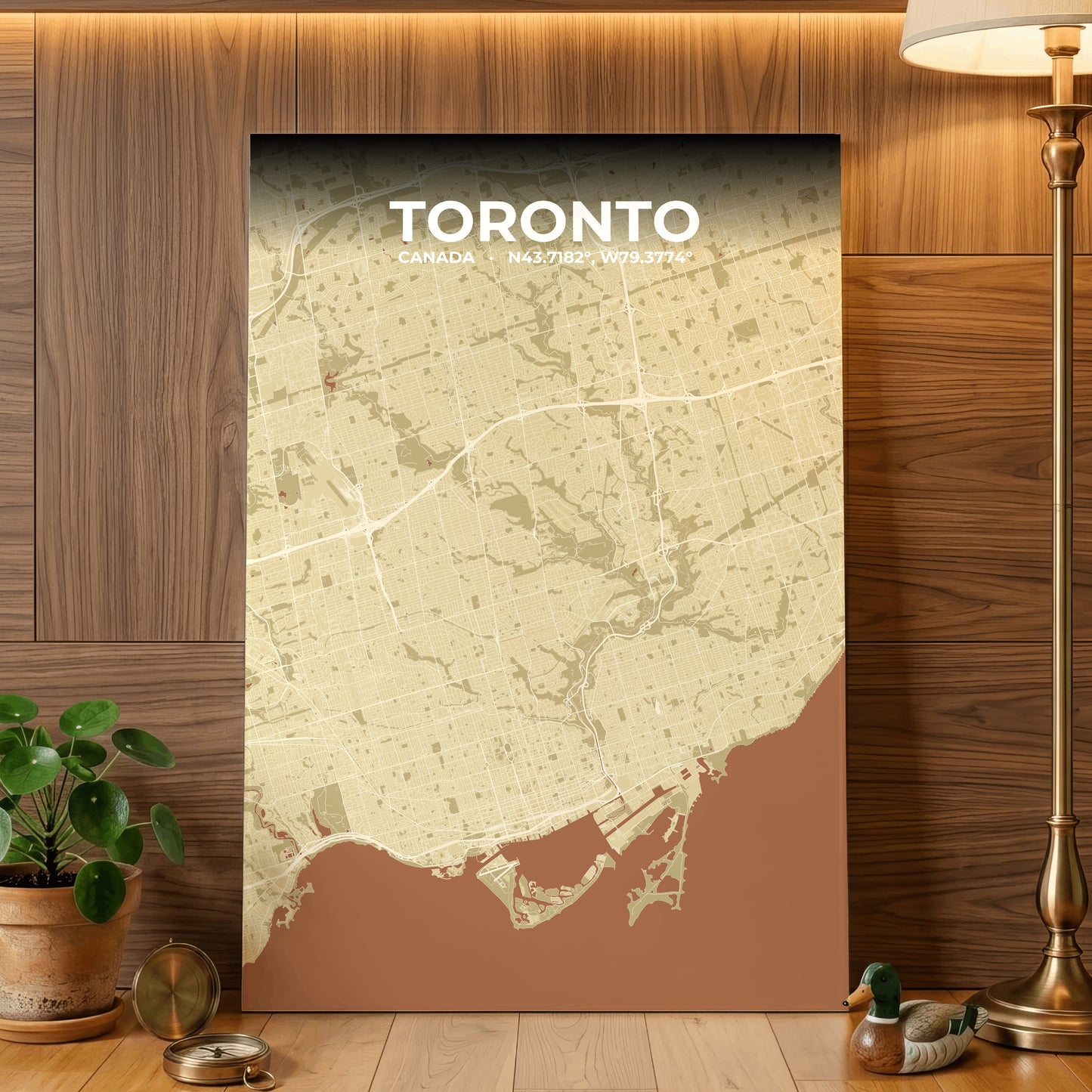 Toronto Ember Map Poster