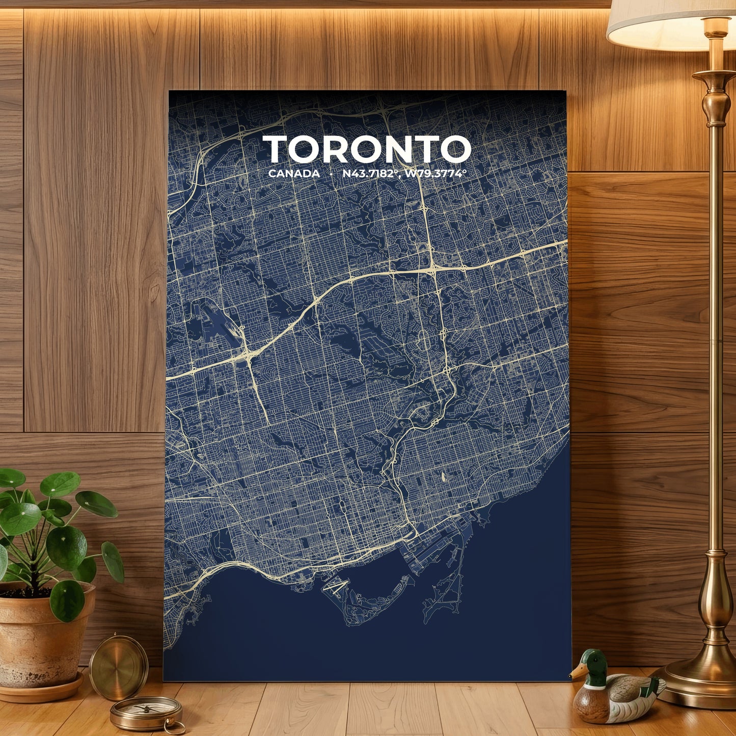 Toronto Anchor Map Poster