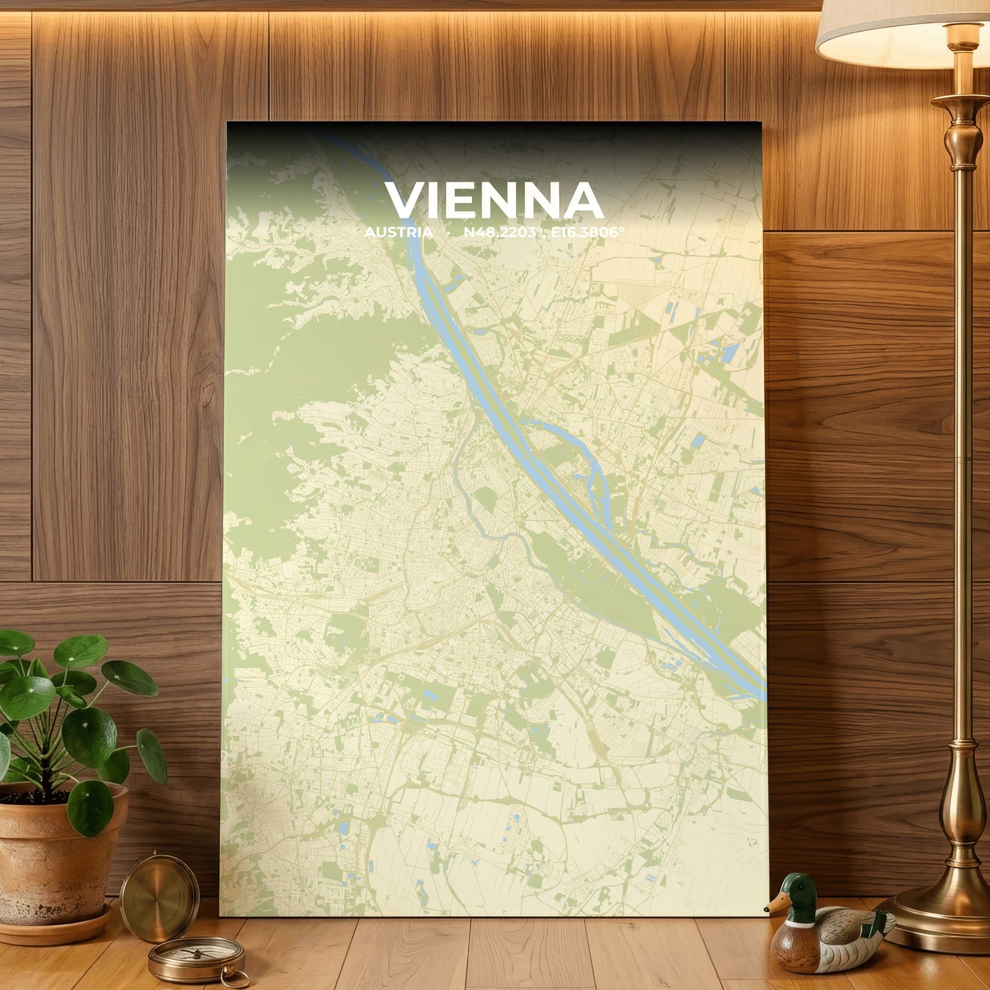 Vienna Drift Map Poster