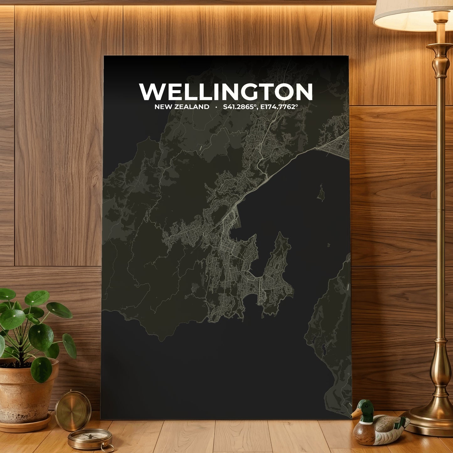 Wellington Sable Map Poster