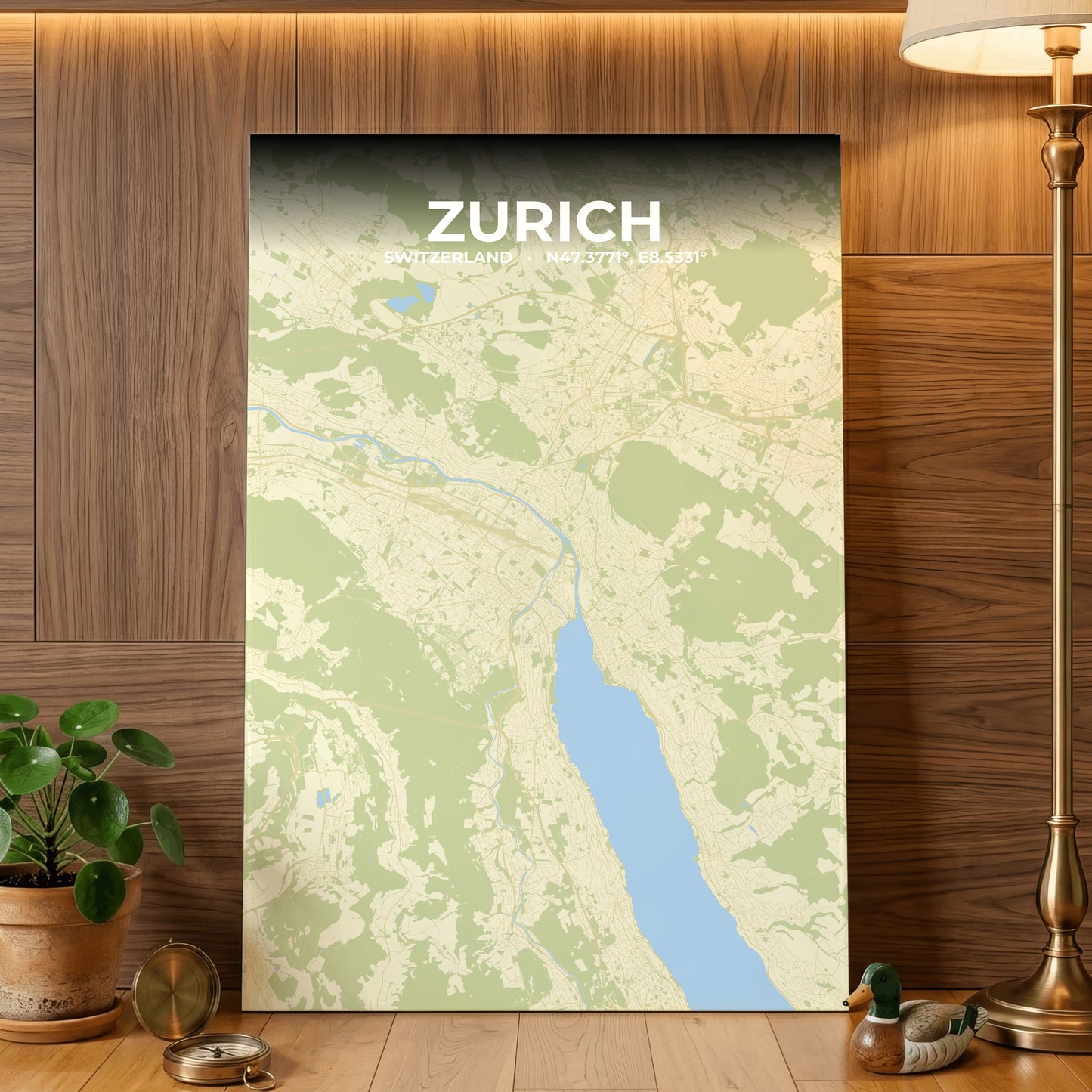 Zurich Drift Map Poster