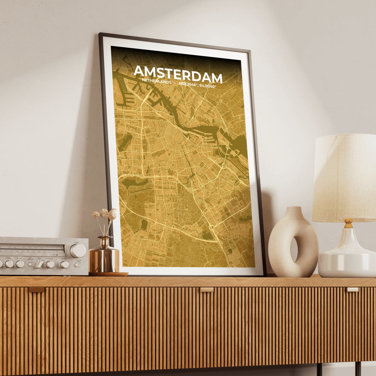 Amsterdam Forge Map Poster