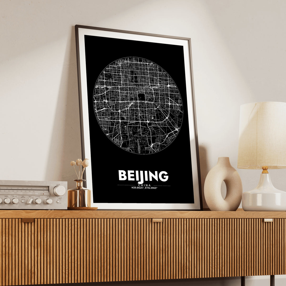 Beijing Spot Map Poster