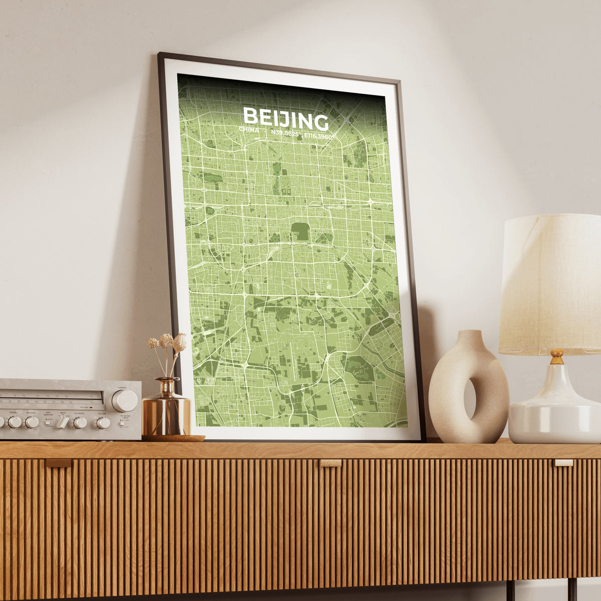 Beijing Grove Map Poster