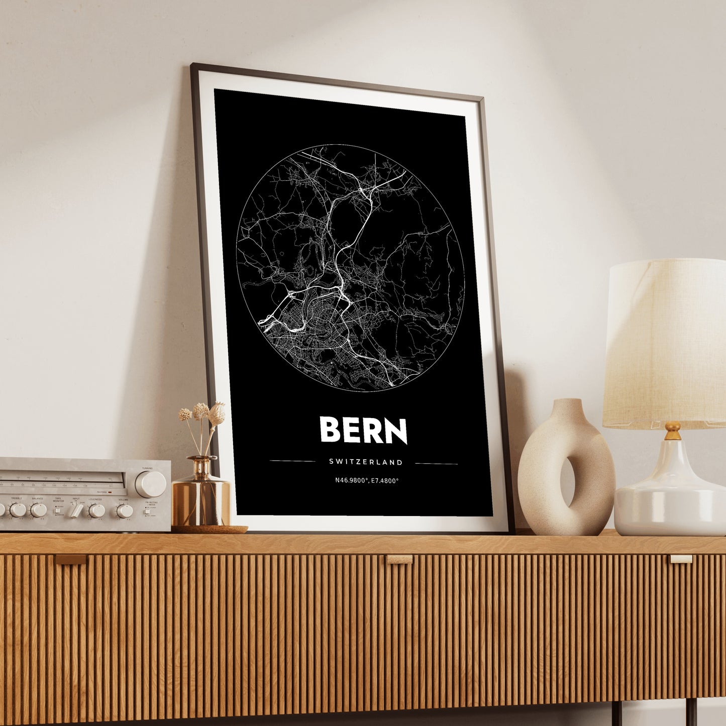 Bern Spot Map Poster