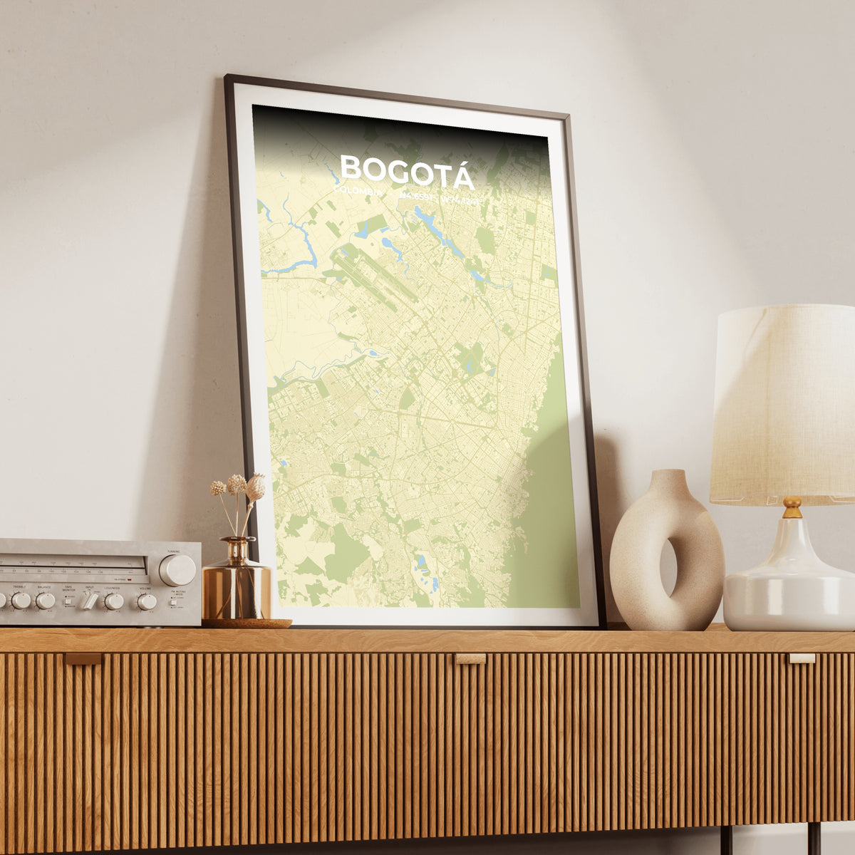 Bogotá Drift Map Poster