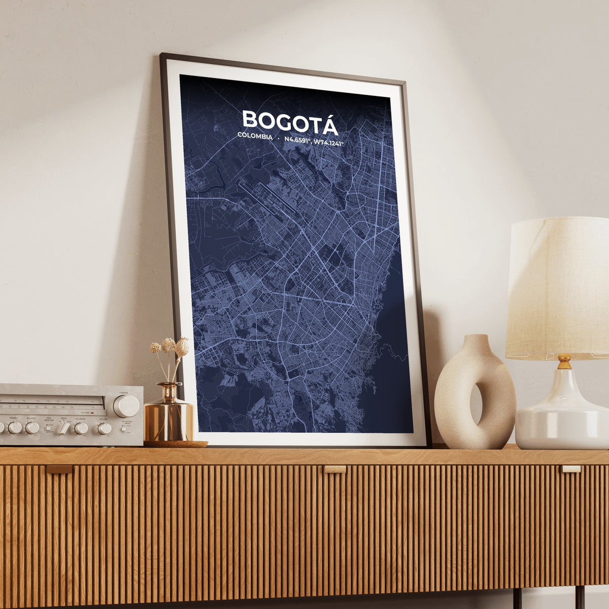 Bogotá Tide Map Poster