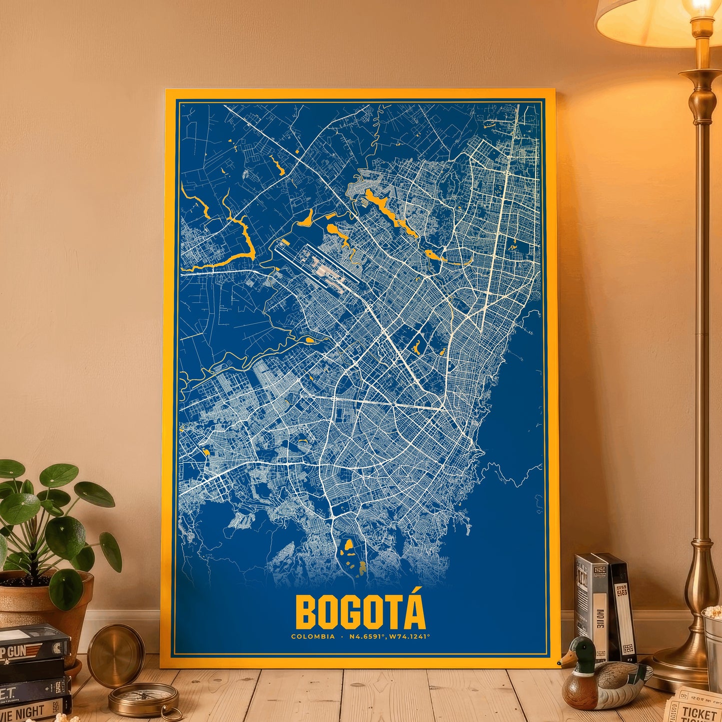 Bogotá Blockbuster Map Poster