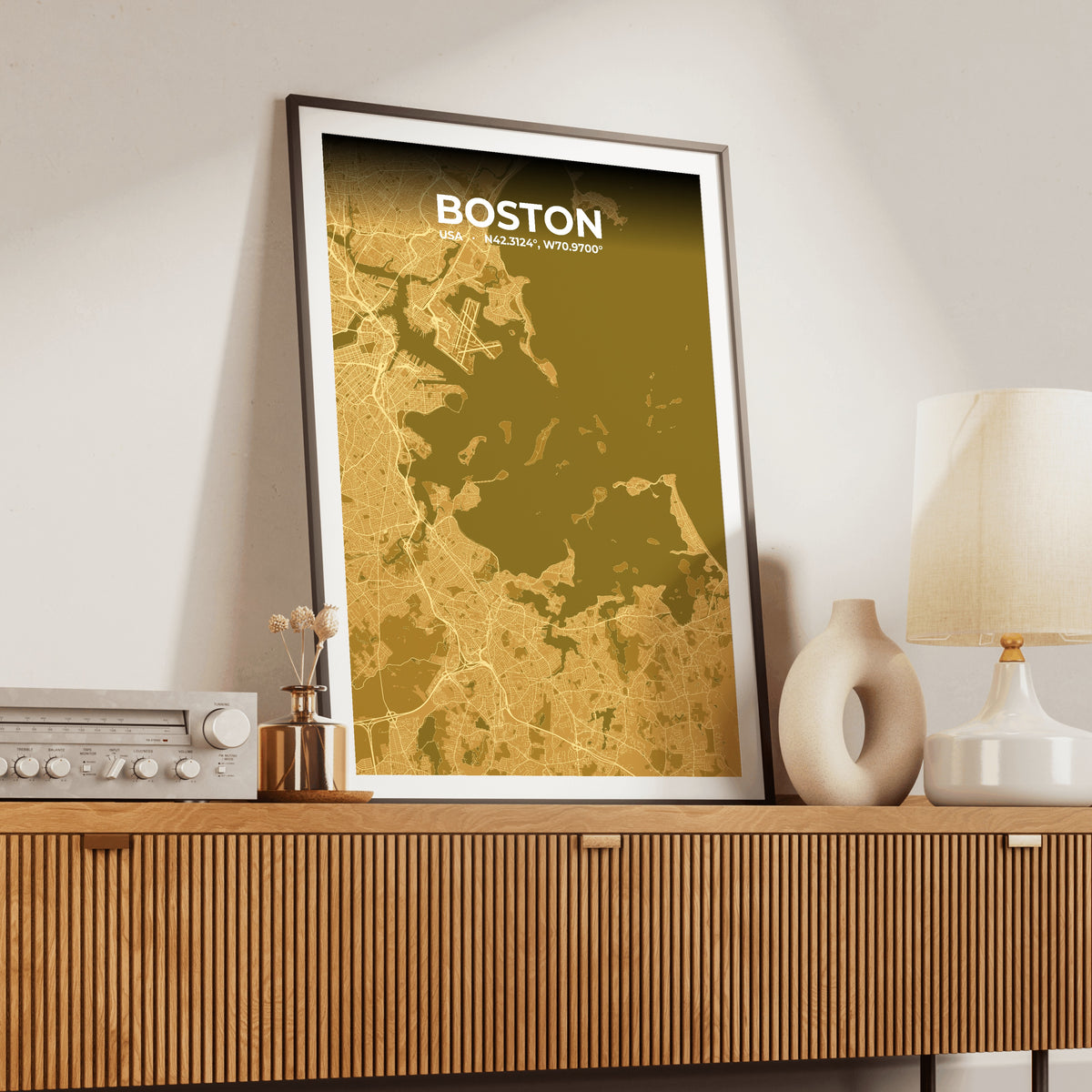 Boston Forge Map Poster