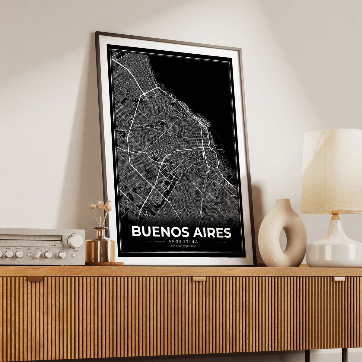Buenos Aires Modern Map Poster