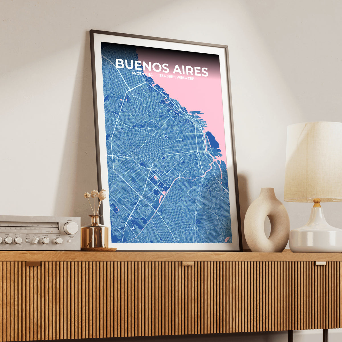 Buenos Aires Candy Map Poster