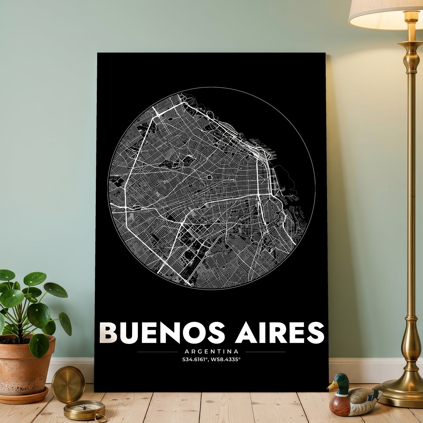 Buenos Aires Spot Map Poster