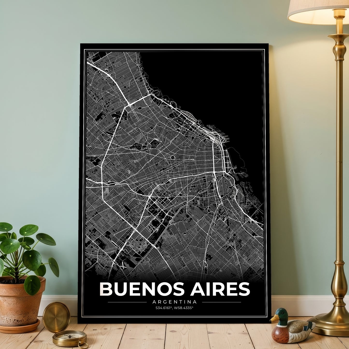 Buenos Aires Modern Map Poster