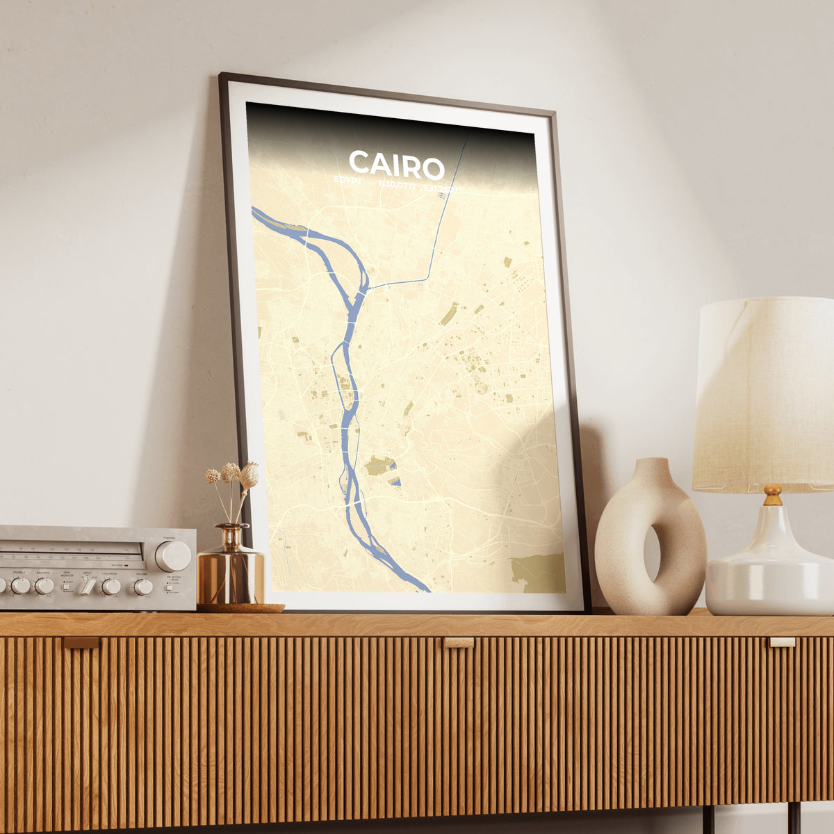 Cairo Barn Map Poster