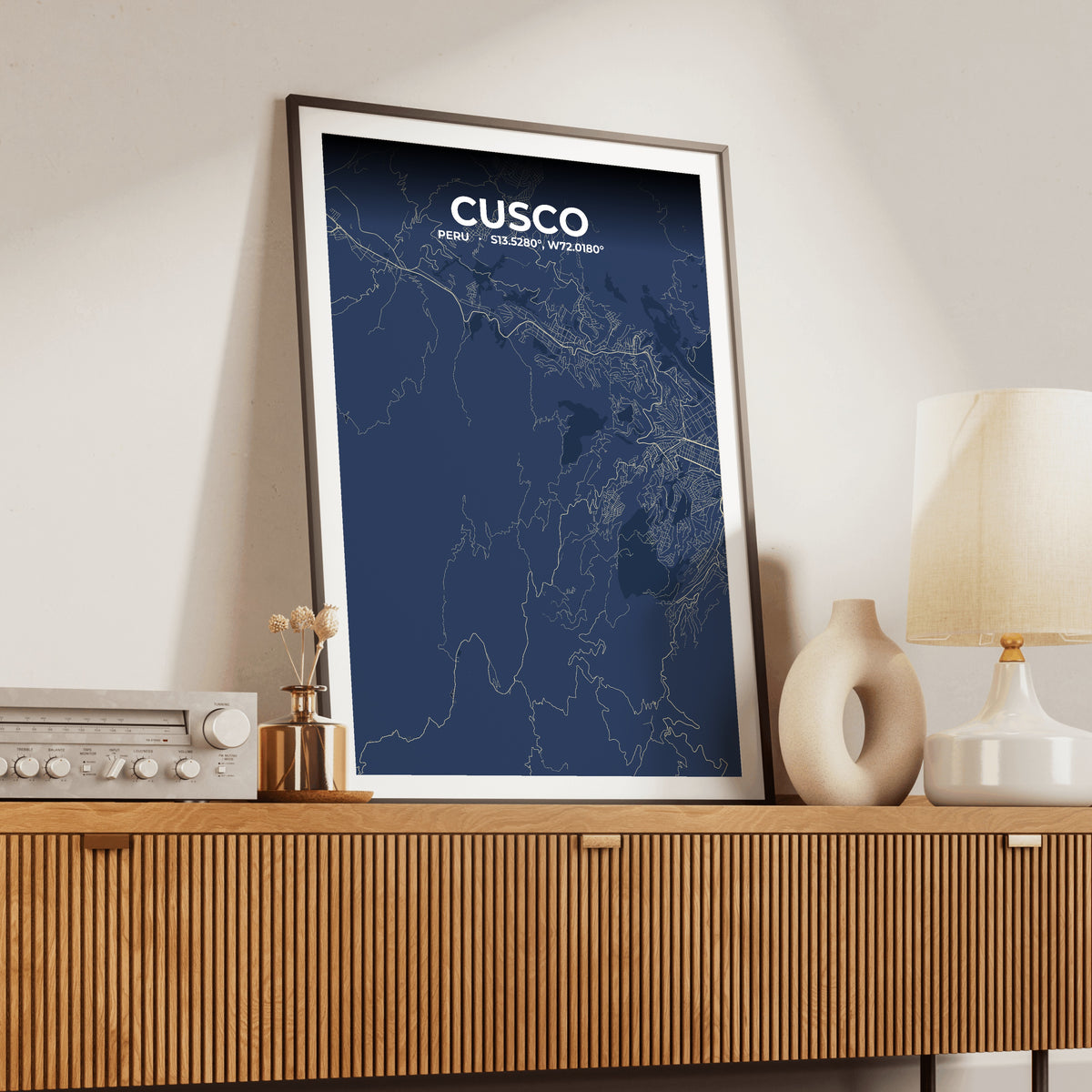 Cusco Anchor Map Poster