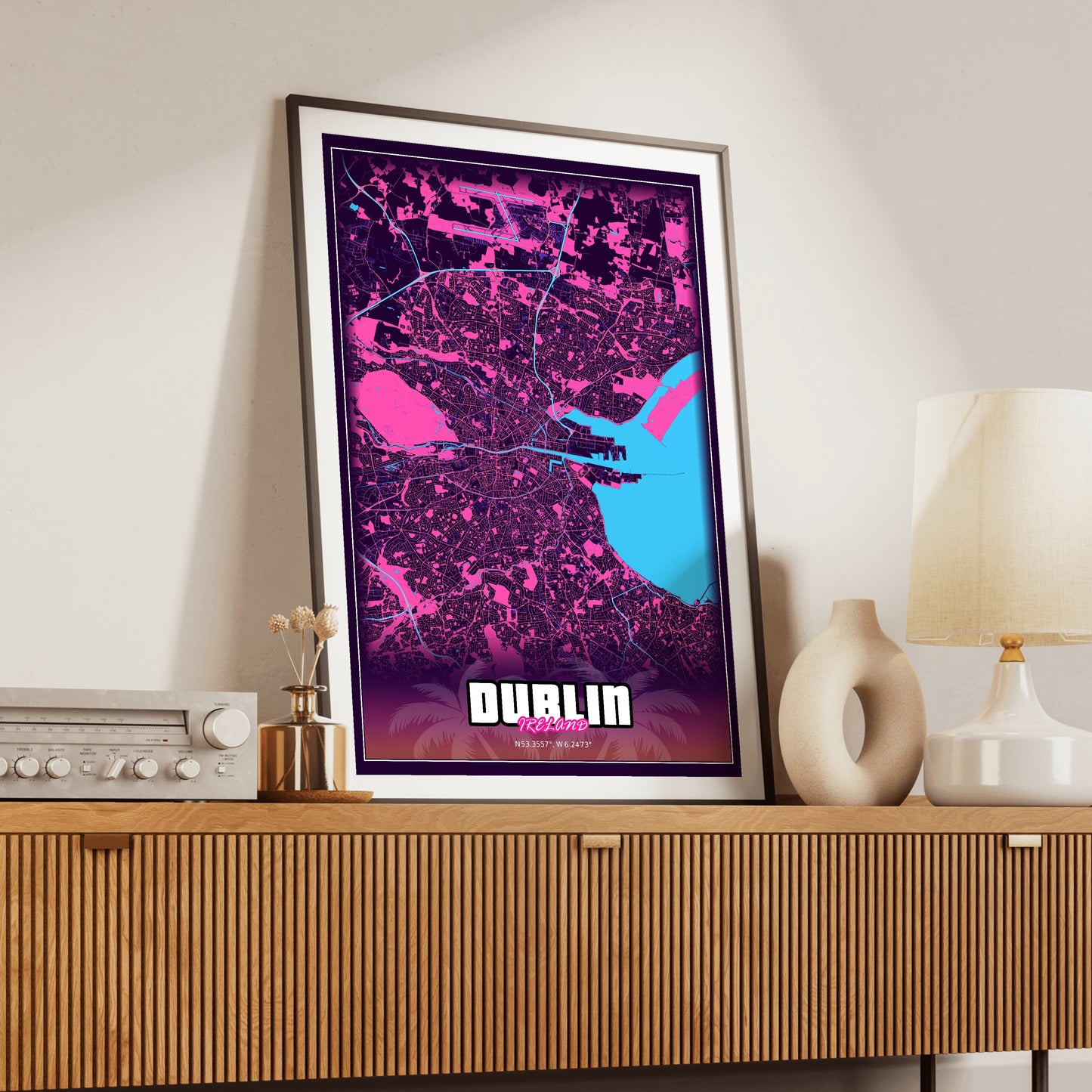 Dublin GTA Map Poster