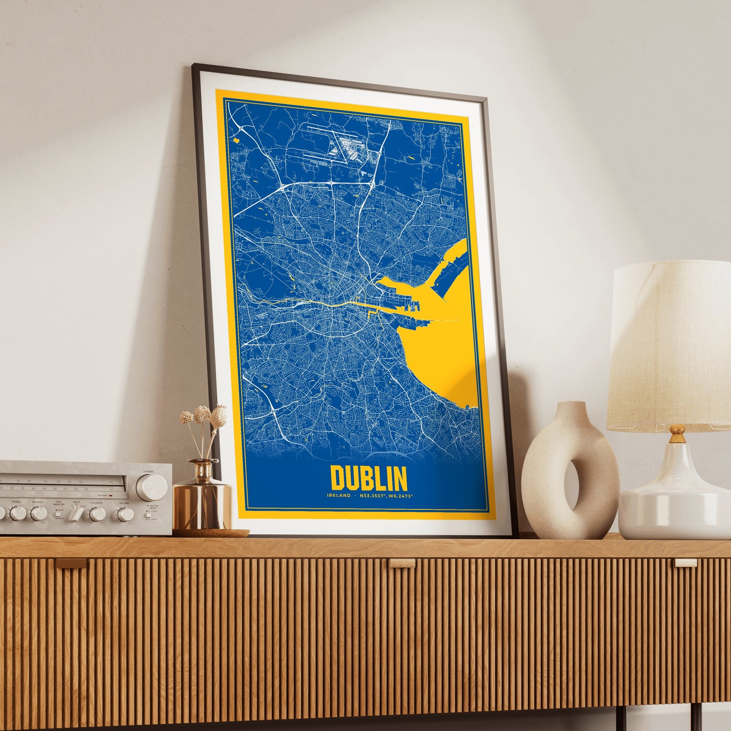 Dublin Blockbuster Map Poster