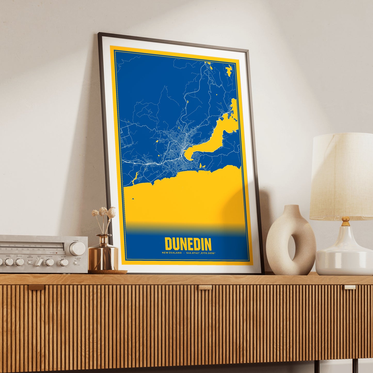 Dunedin Blockbuster Map Poster