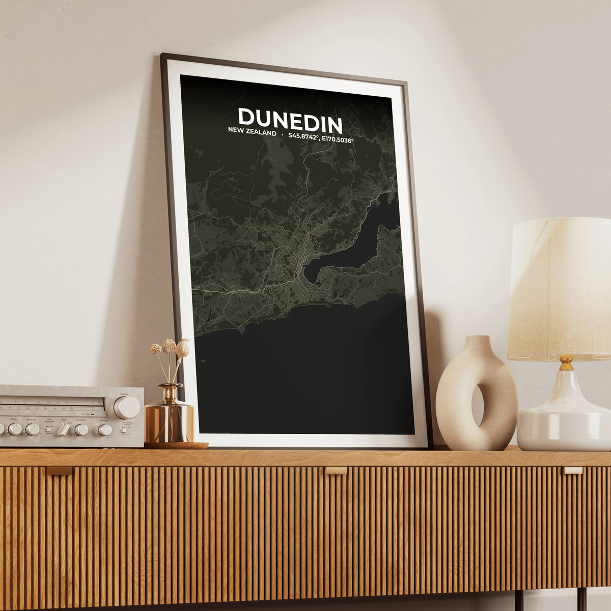 Dunedin Sable Map Poster