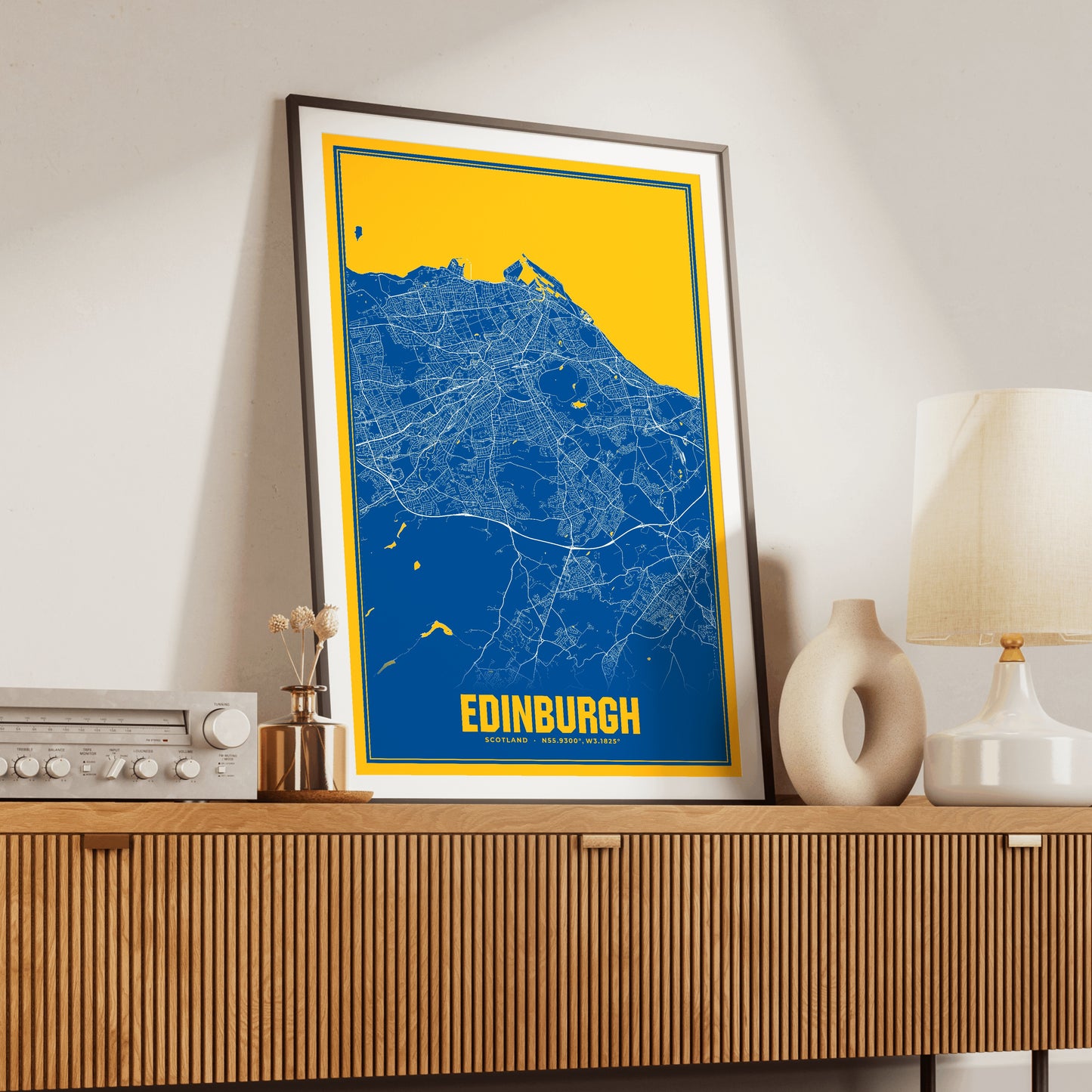 Edinburgh Blockbuster Map Poster