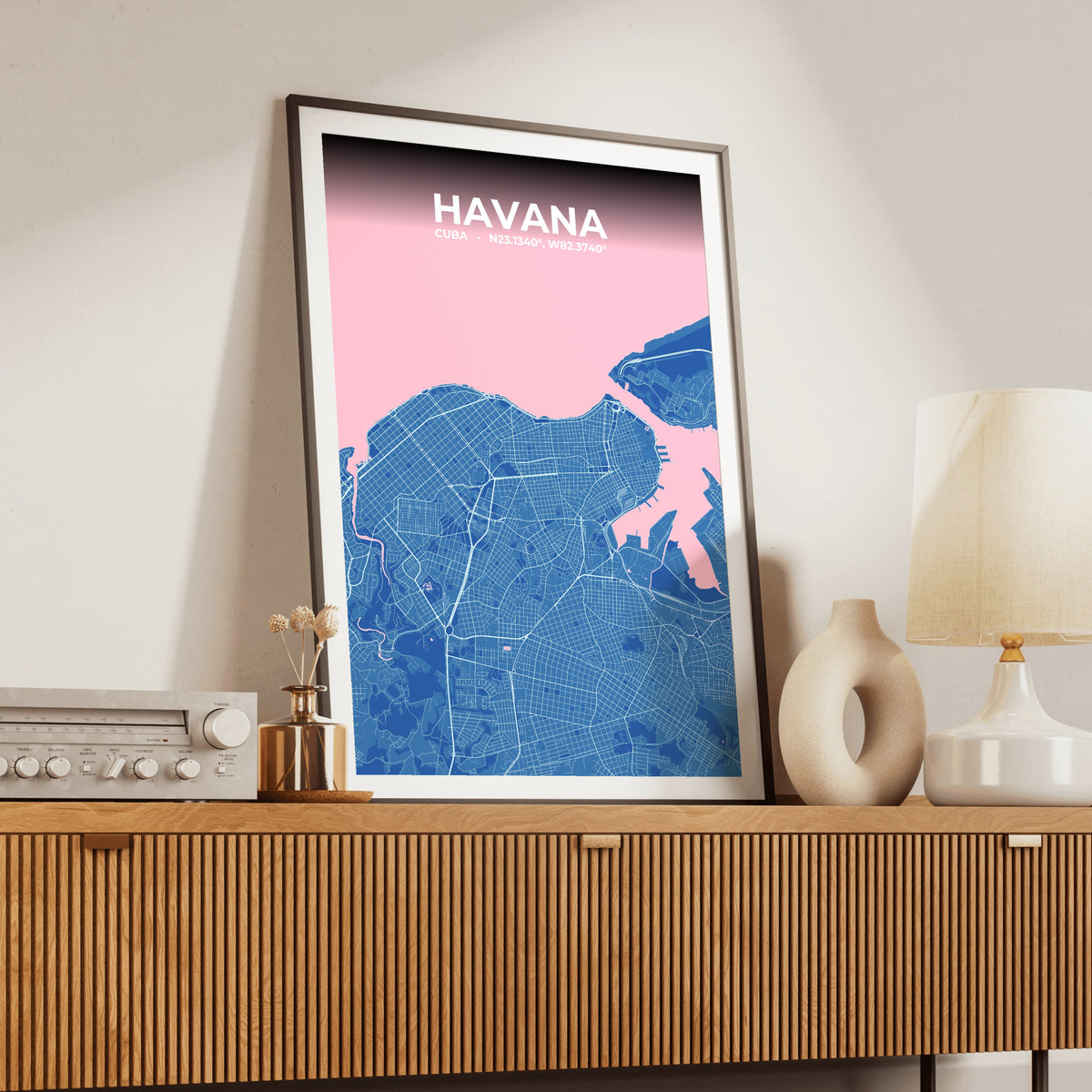 Havana Candy Map Poster