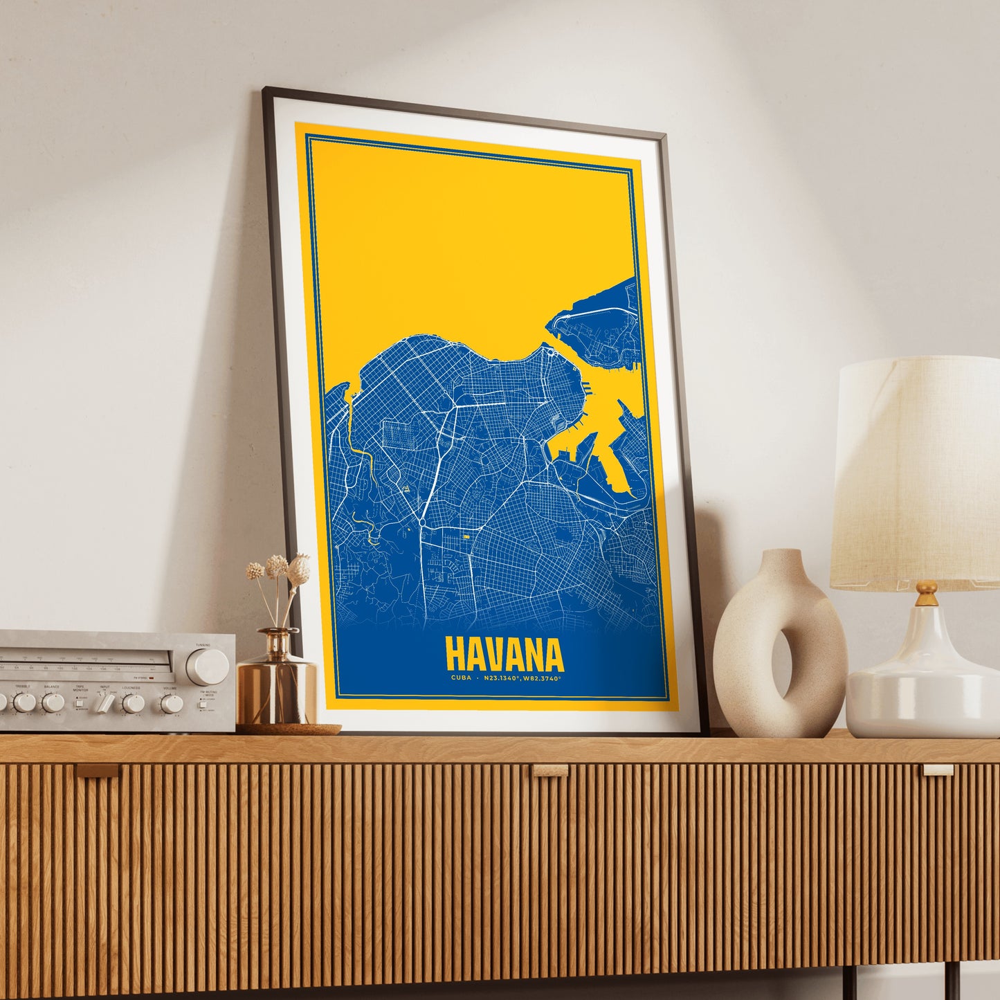 Havana Blockbuster Map Poster
