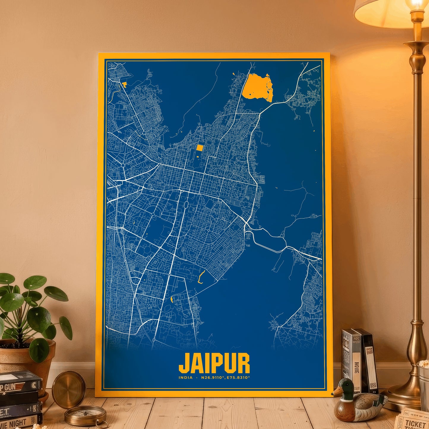 Jaipur Blockbuster Map Poster