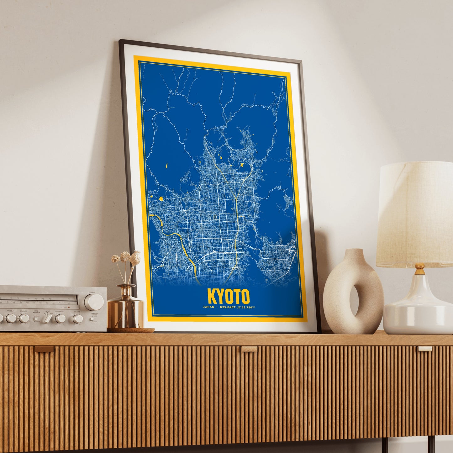 Kyoto Blockbuster Map Poster