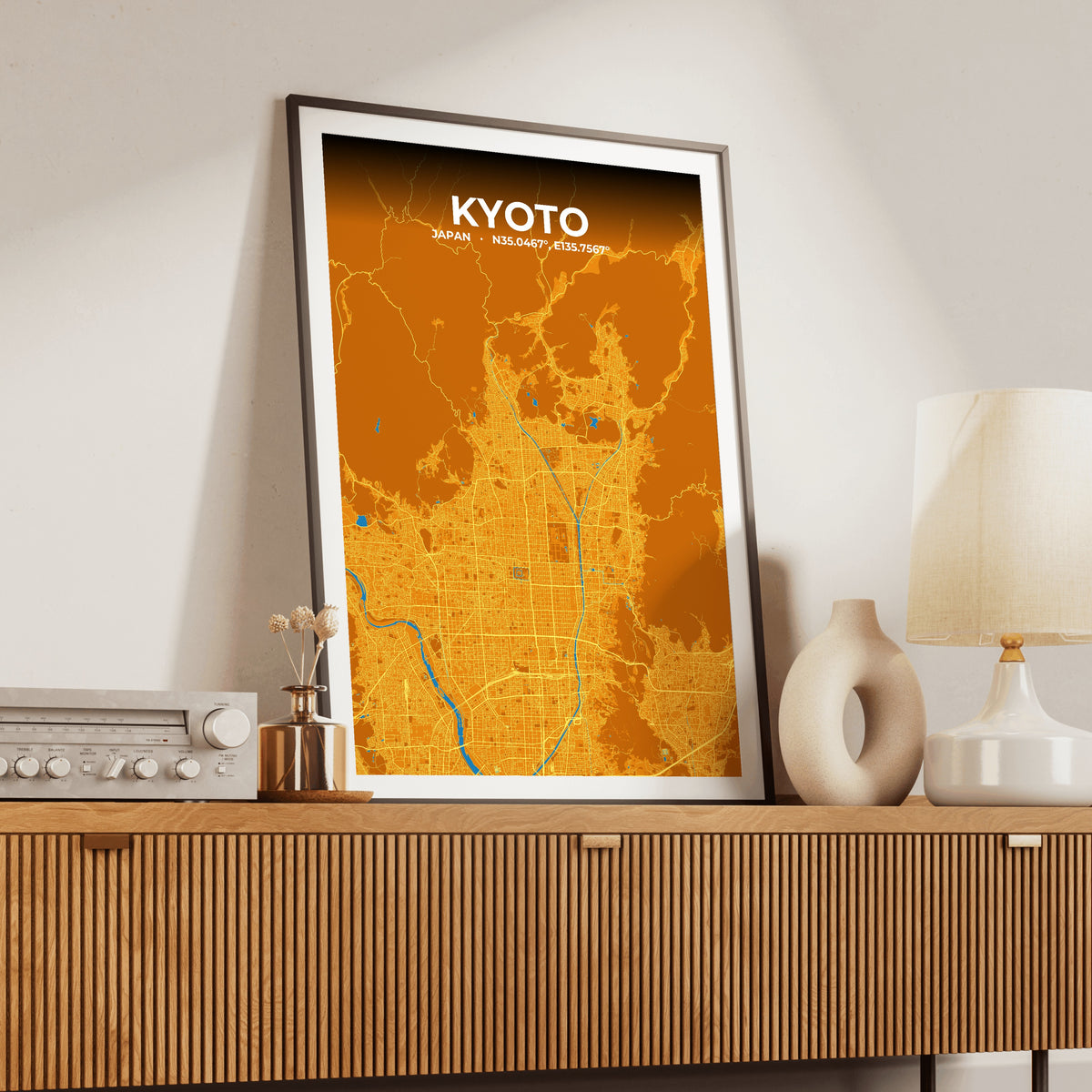 Kyoto Scorch Map Poster
