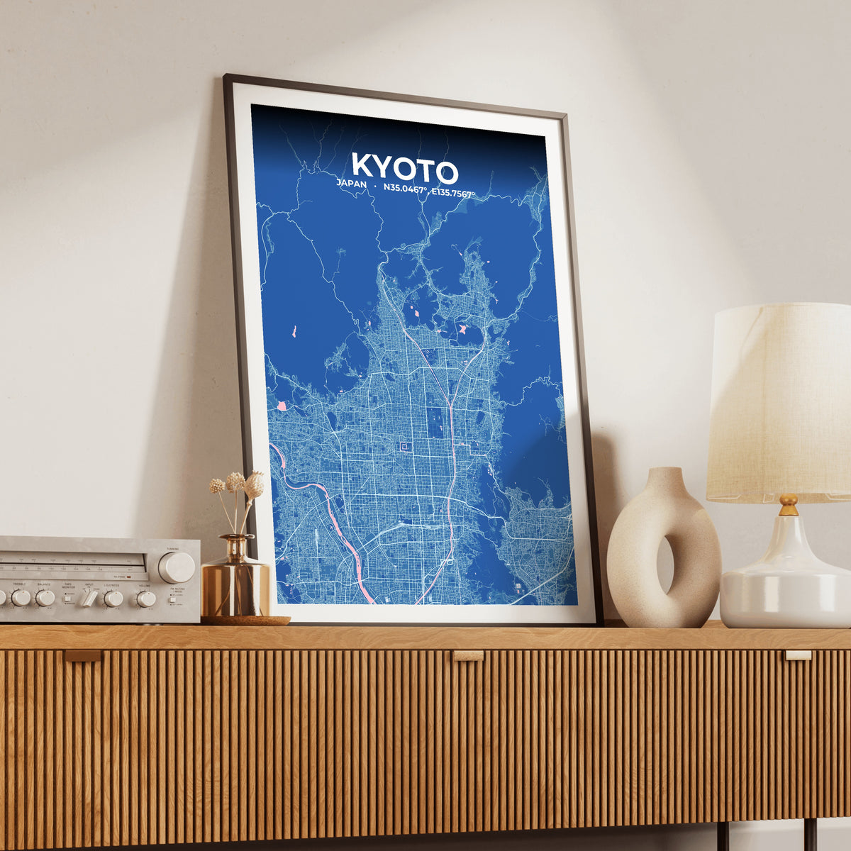 Kyoto Candy Map Poster