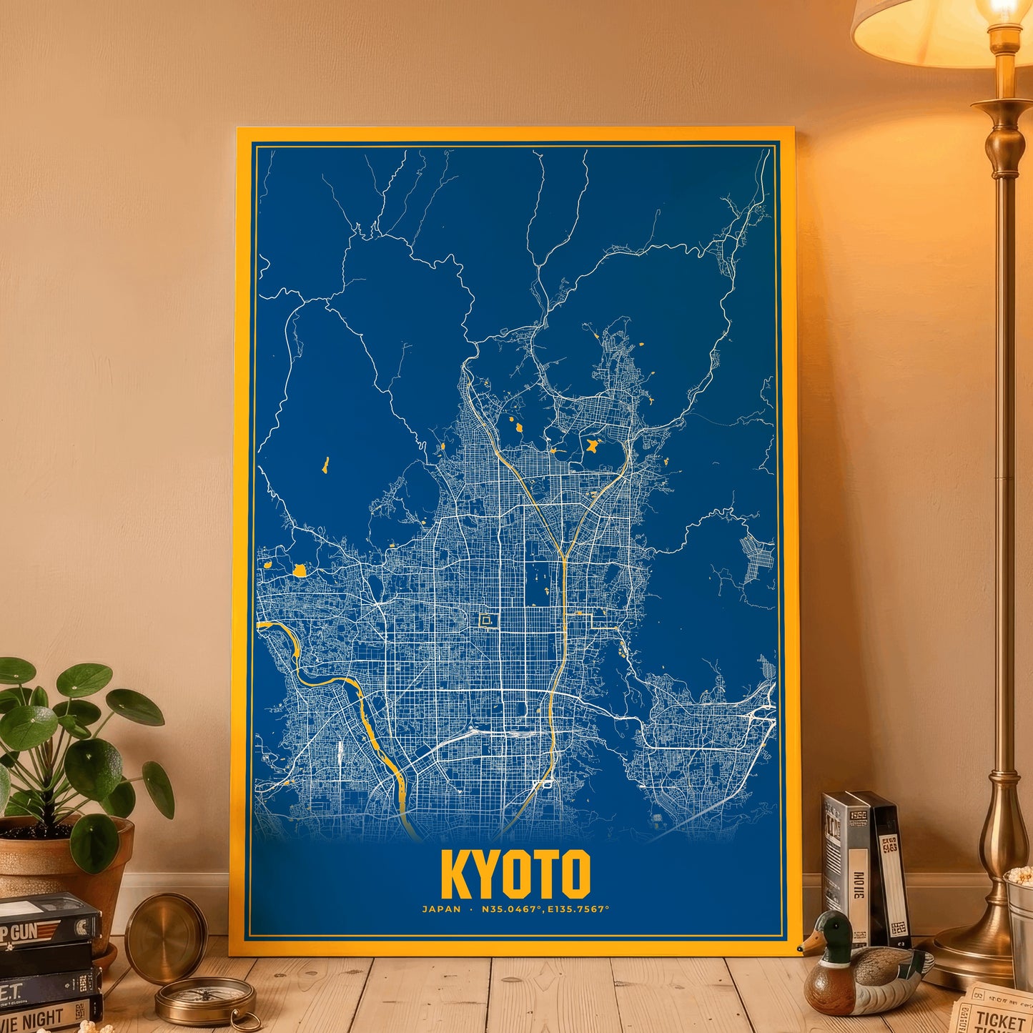 Kyoto Blockbuster Map Poster