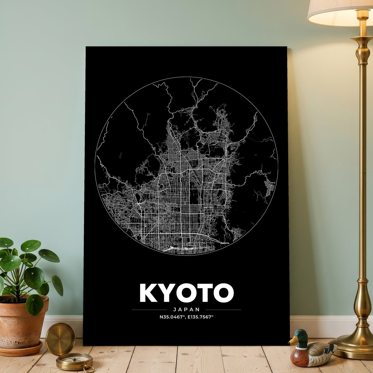 Kyoto Spot Map Poster