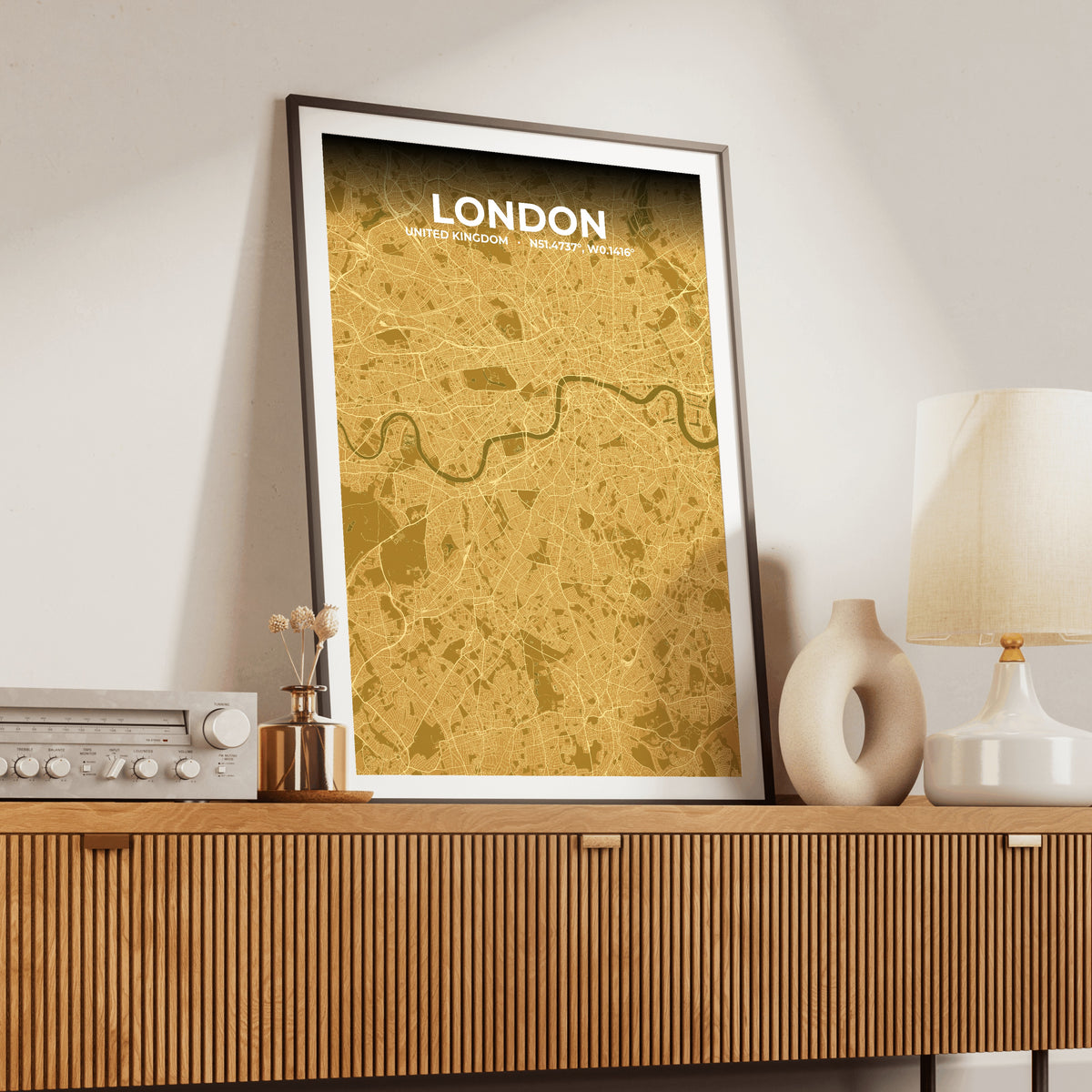 London Forge Map Poster