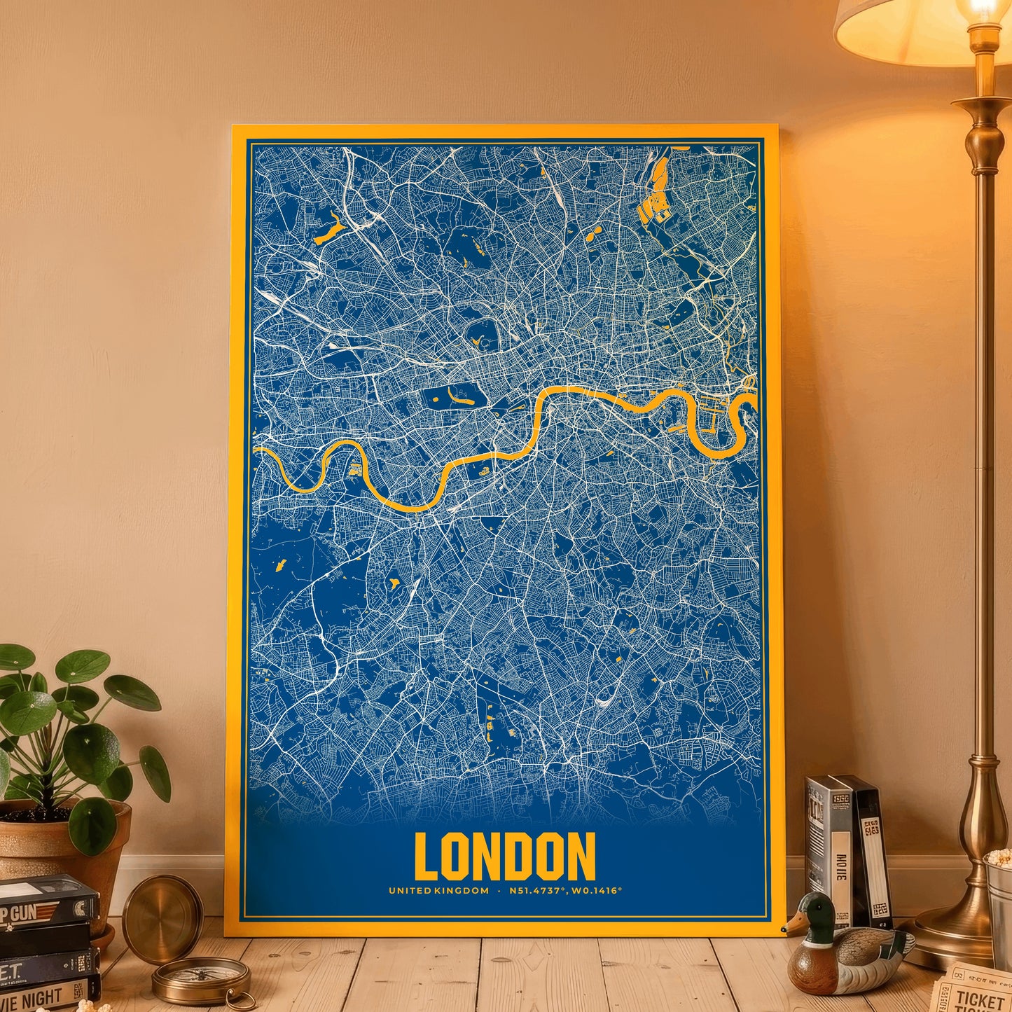 London Blockbuster Map Poster