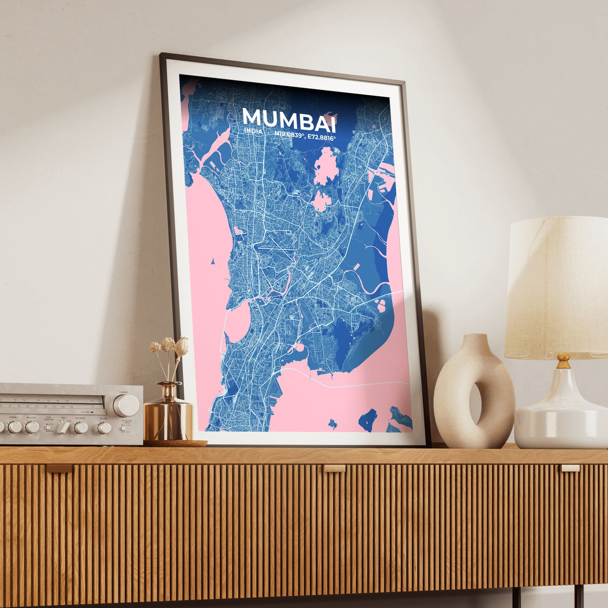 Mumbai Candy Map Poster