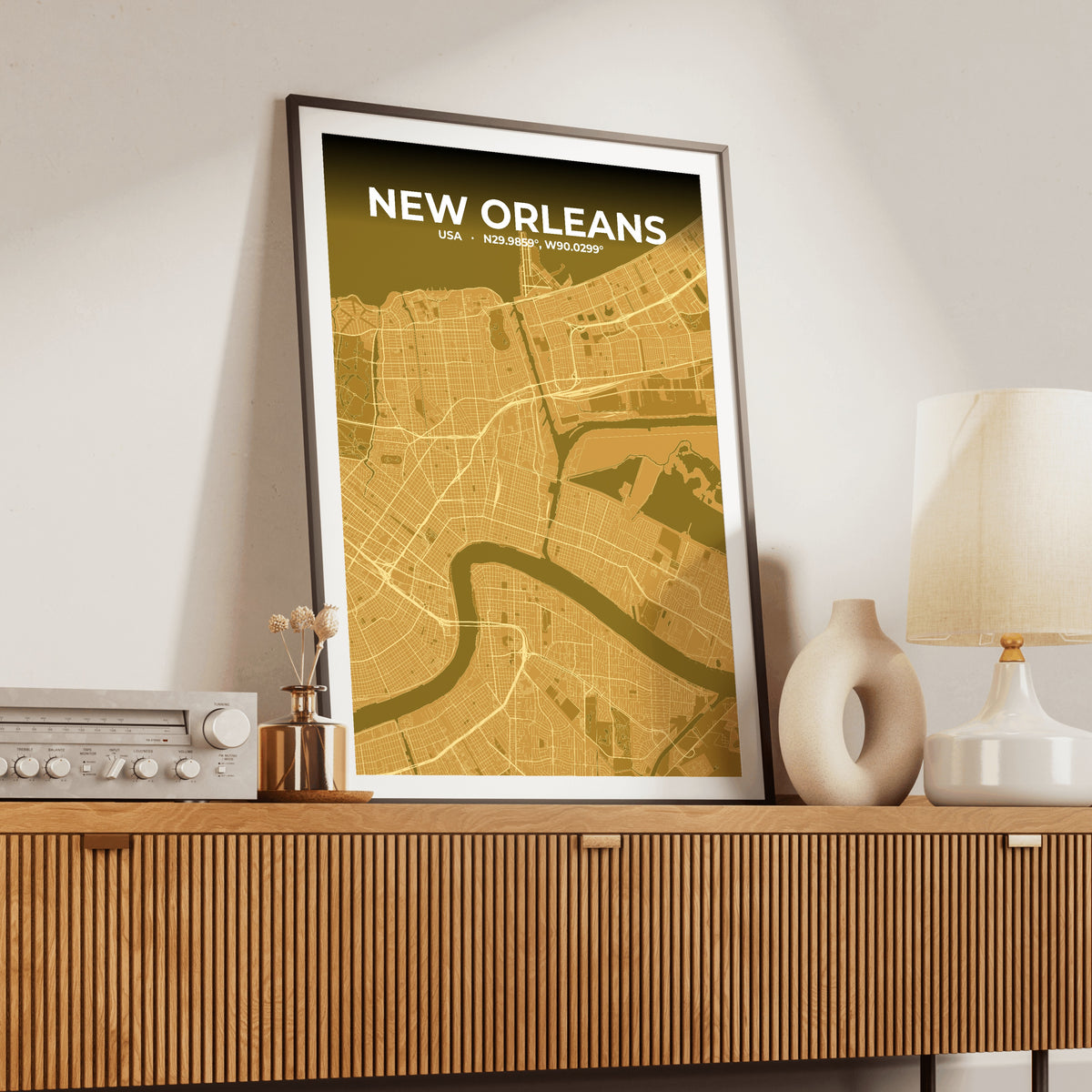 New Orleans Forge Map Poster