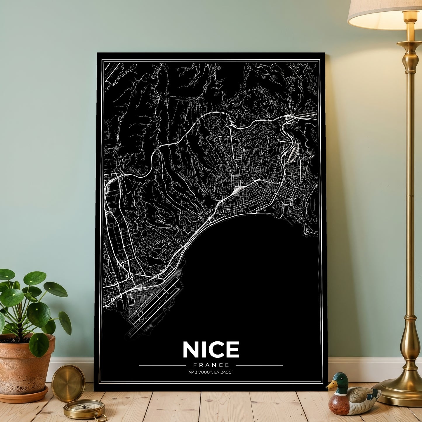 Nice Modern Map Poster