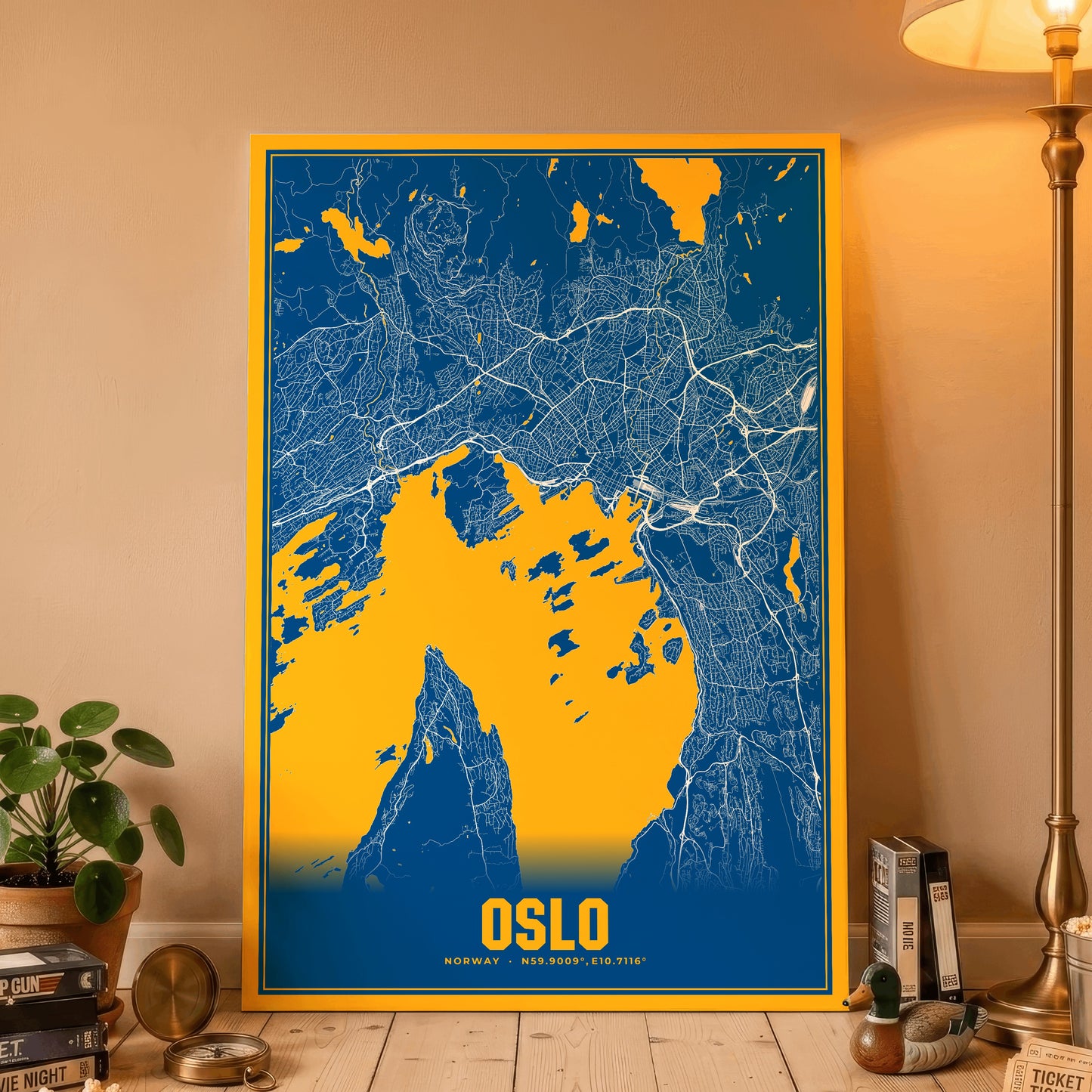 Oslo Blockbuster Map Poster