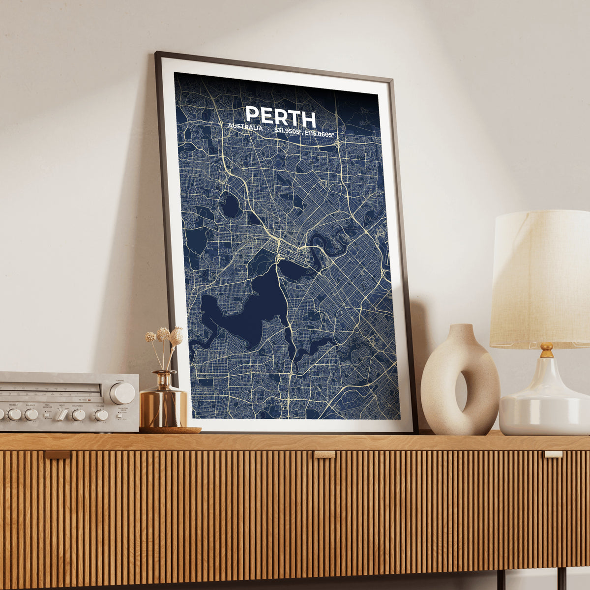 Perth Anchor Map Poster