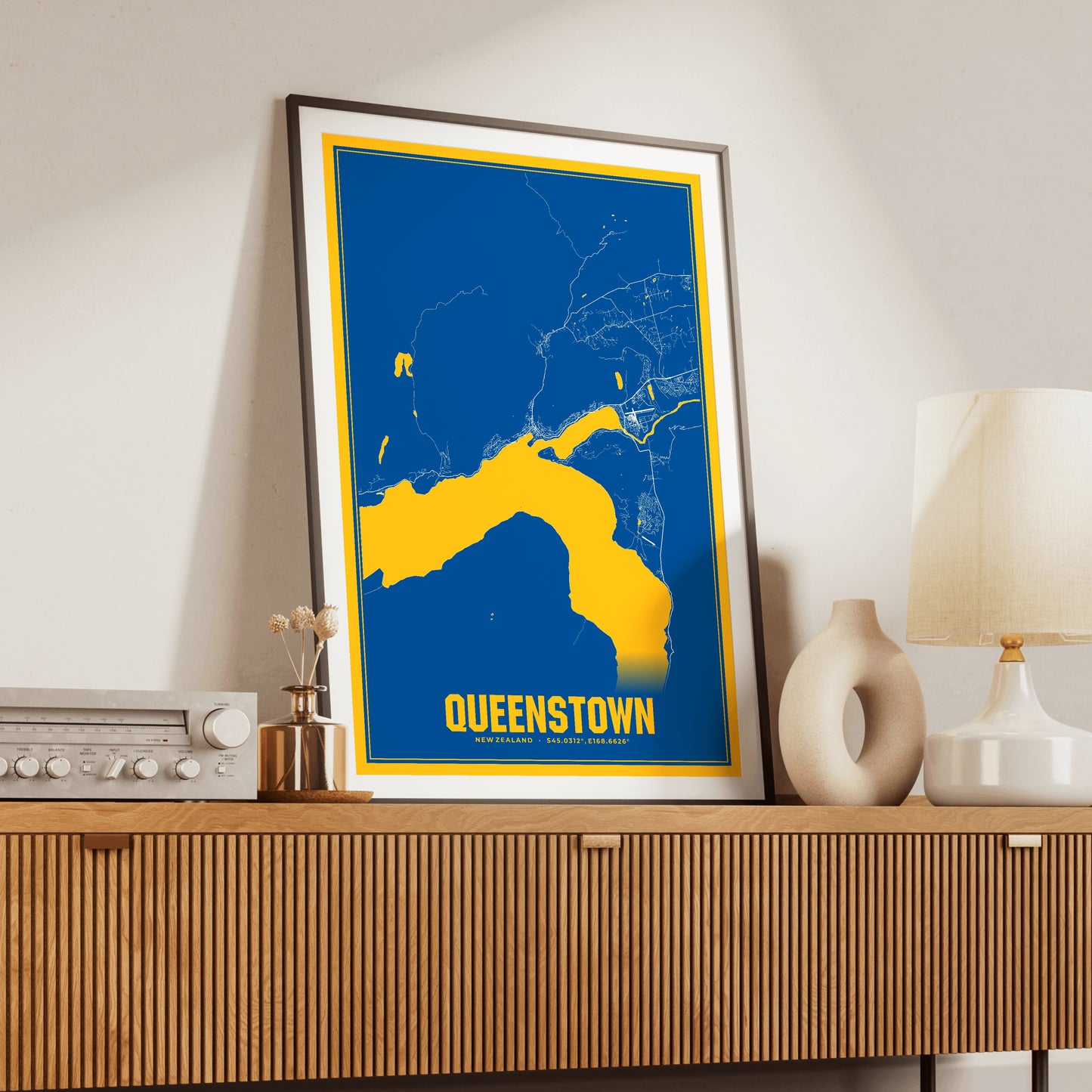 Queenstown Blockbuster Map Poster
