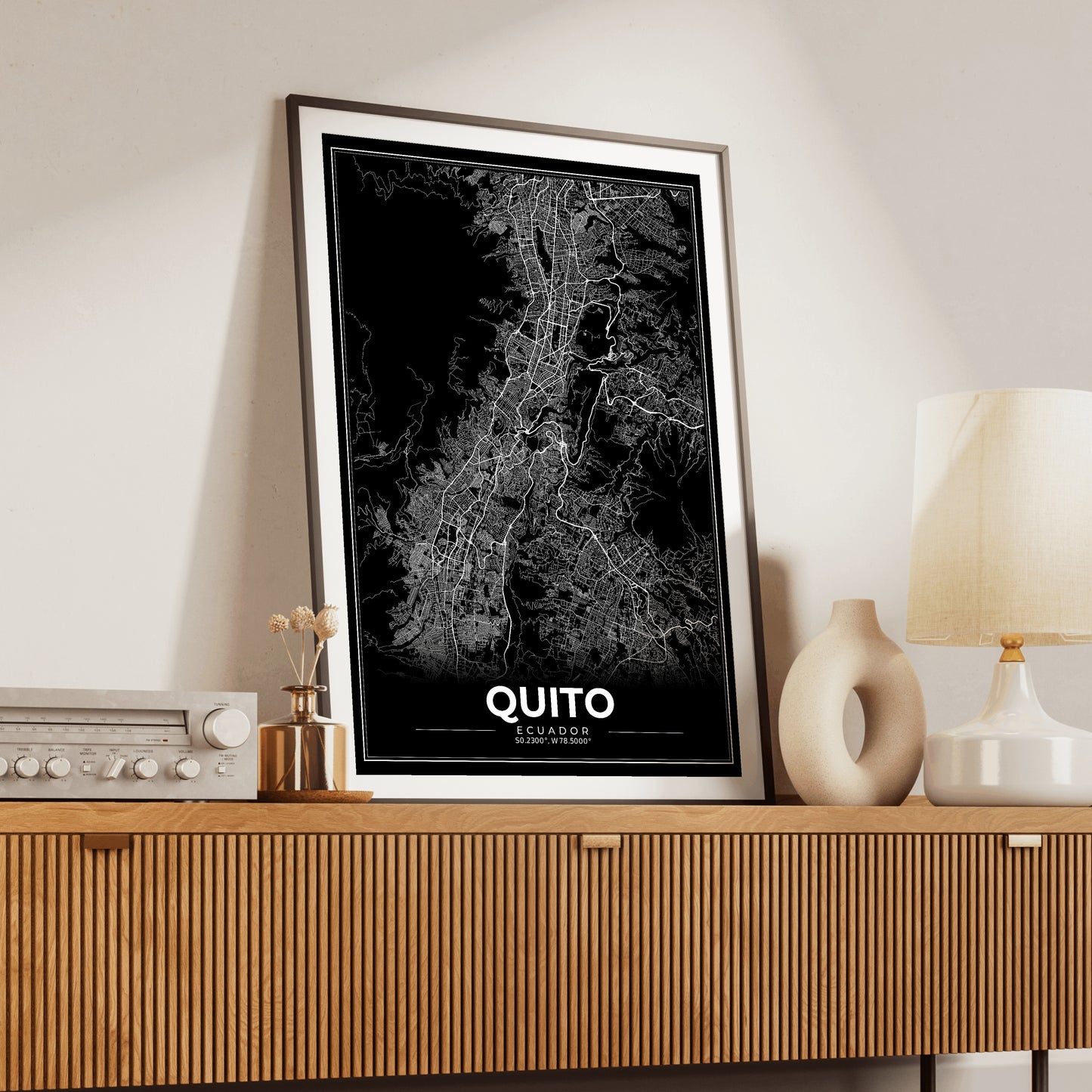 Quito Modern Map Poster