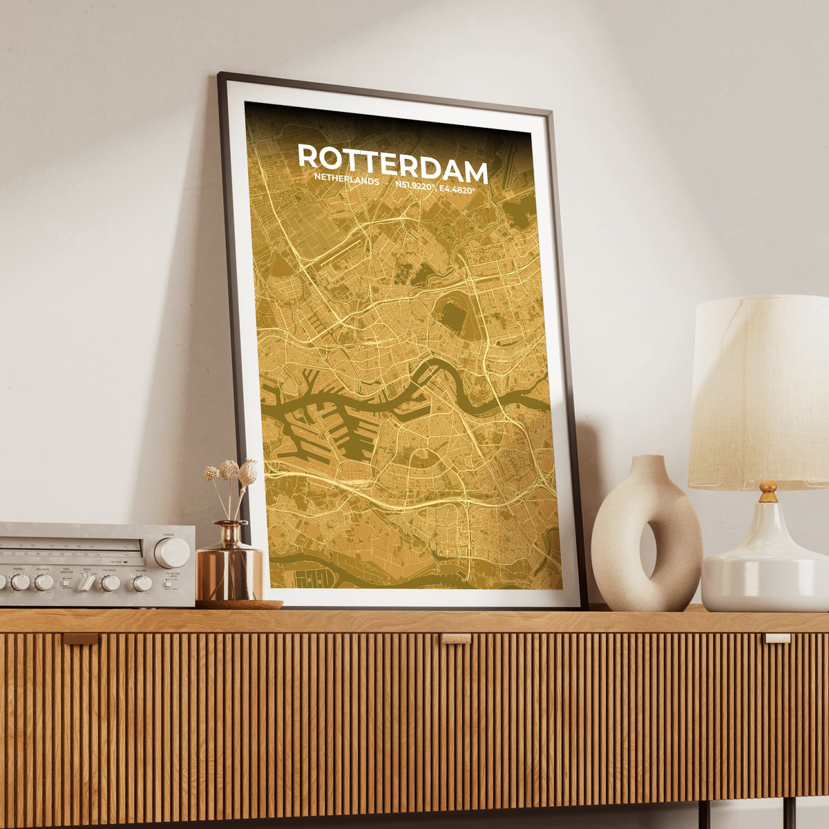 Rotterdam Forge Map Poster