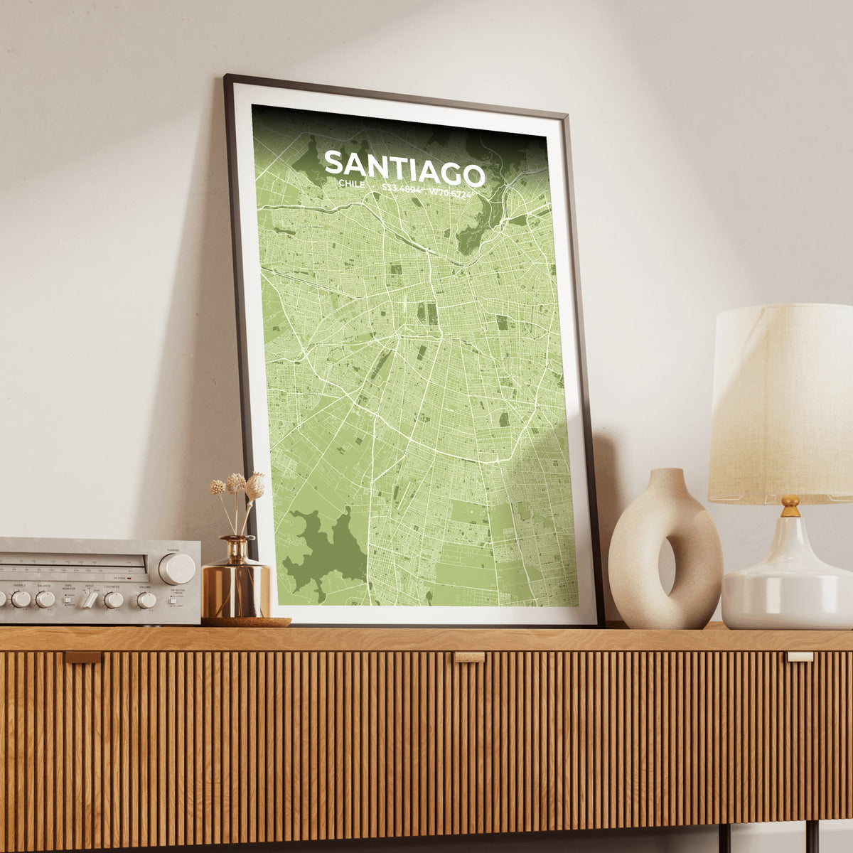 Santiago Grove Map Poster
