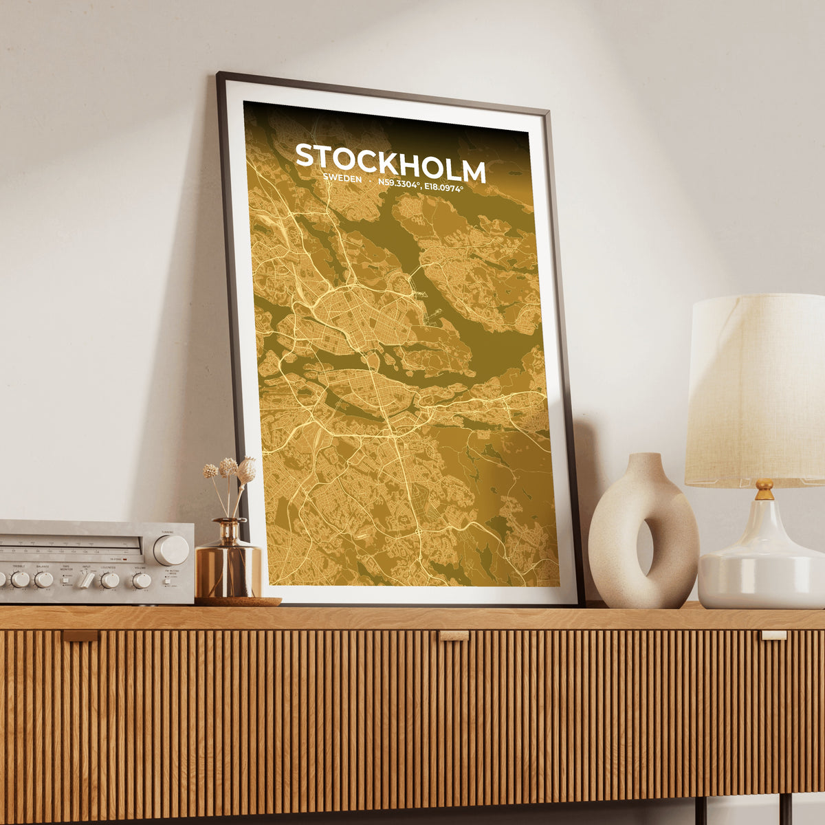 Stockholm Forge Map Poster